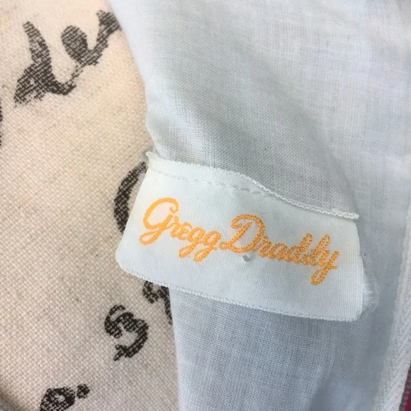 Vintage Gregg Draddy Multicolor Maxi Dress sz M - Picture 4 of 4